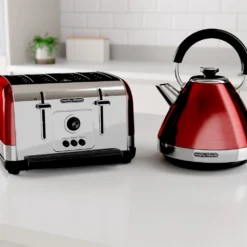 Morphy Richards Venture Red Pyramid Kettle 17 Morphy Richards Venture Red Pyramid Kettle -KitchenVibe Zone 100133 240133 1