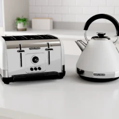 Morphy Richards Venture White Pyramid Kettle -KitchenVibe Zone 100134 240134