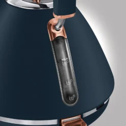 Morphy Richards Rose Gold and Midnight Blue Traditional Kettle 10 Morphy Richards Rose Gold and Midnight Blue Traditional Kettle -KitchenVibe Zone 102039 easy20view