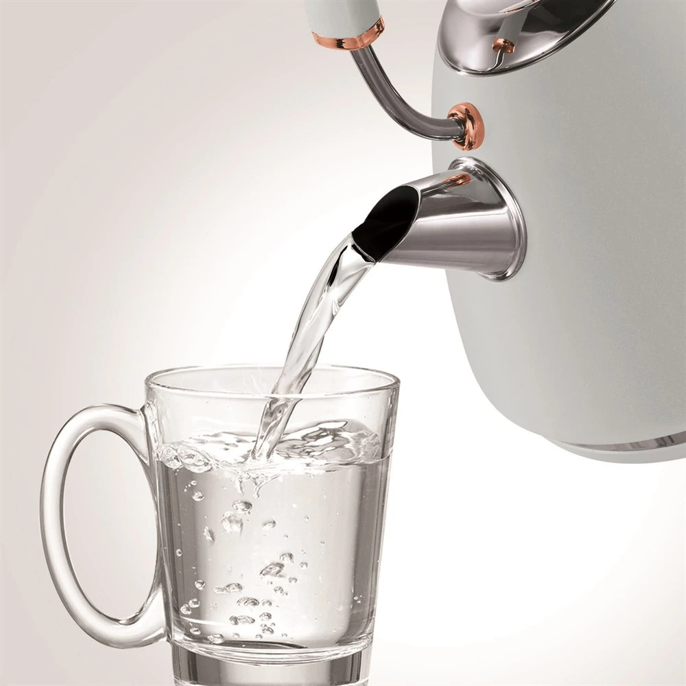 Morphy Richards Rose Gold and Ocean Grey Traditional Kettle 5 Morphy Richards Rose Gold and Ocean Grey Traditional Kettle - Image 3