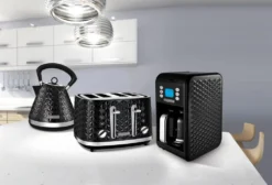 Morphy Richards Vector Black Pour Over Filter Coffee Machine -KitchenVibe Zone 108131 248131 163002 lifestyle