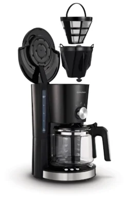 Morphy Richards Evoke Black Filter Coffee Machine -KitchenVibe Zone 162520 exploded