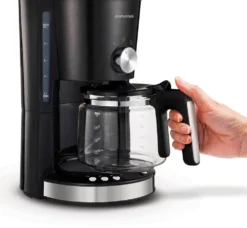 Morphy Richards Evoke Black Filter Coffee Machine -KitchenVibe Zone 162520 jug