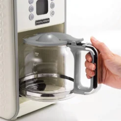 Morphy Richards Vector Cream Pour Over Filter Coffee Machine -KitchenVibe Zone 163004 glass jug