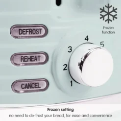 Morphy Richards Dune Sage Green 2 Slice Toaster -KitchenVibe Zone 220028 frozen