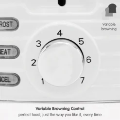 Morphy Richards Dune White 2 Slice Toaster -KitchenVibe Zone 220029 variable20browning