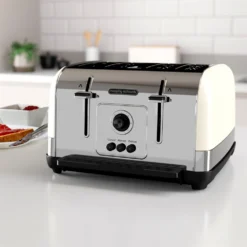 Morphy Richards Venture Cream 4 Slice Toaster -KitchenVibe Zone 240132 lifestyle