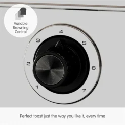 Morphy Richards Venture White 4 Slice Toaster 12 Morphy Richards Venture White 4 Slice Toaster -KitchenVibe Zone 240134 Browning Control text