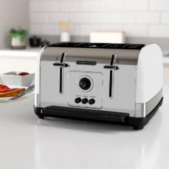 Morphy Richards Venture White 4 Slice Toaster 16 Morphy Richards Venture White 4 Slice Toaster -KitchenVibe Zone 240134 lifestyle