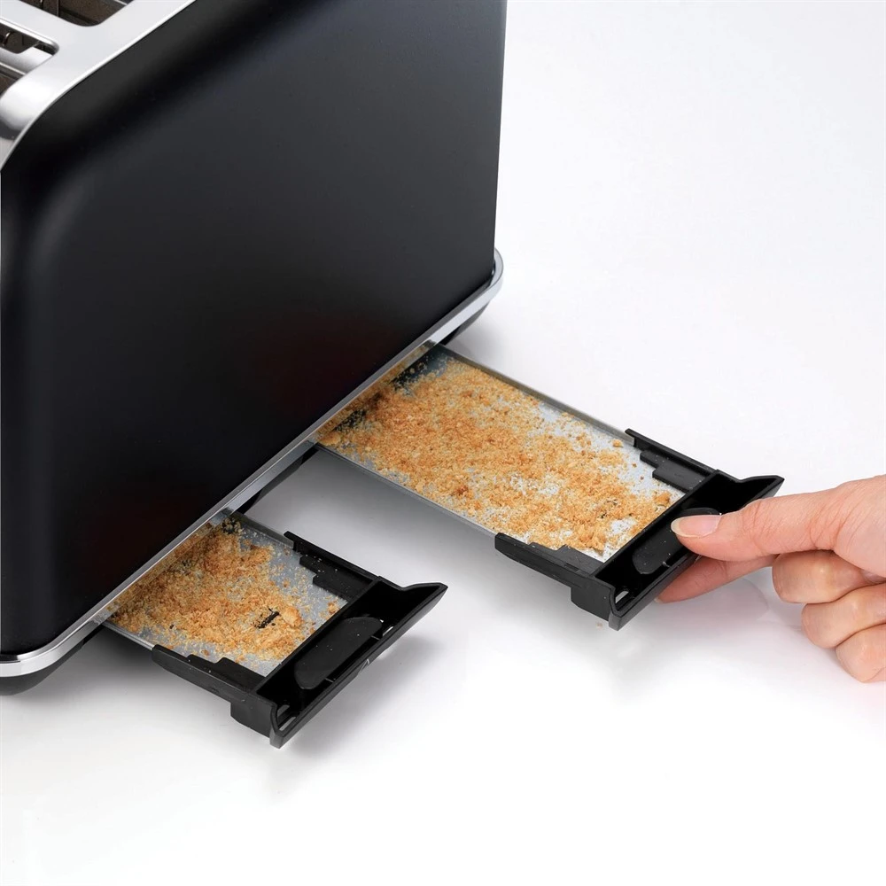 Morphy Richards Accents Rose Gold and Black 4 Slice Toaster 9 Morphy Richards Accents Rose Gold and Black 4 Slice Toaster - Image 7