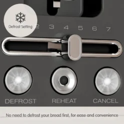 Morphy Richards Signature Opulent Copper Toaster -KitchenVibe Zone 245742 Defrost Setting text