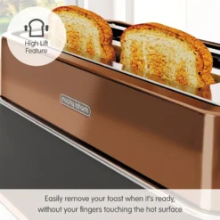 Morphy Richards Signature Opulent Copper Toaster -KitchenVibe Zone 245742 High Lift text