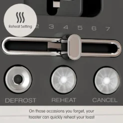 Morphy Richards Signature Opulent Copper Toaster -KitchenVibe Zone 245742 Reheat Setting text