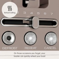 Morphy Richards Signature Opulent Gold Toaster 13 Morphy Richards Signature Opulent Gold Toaster -KitchenVibe Zone 245743 Reheat Setting text