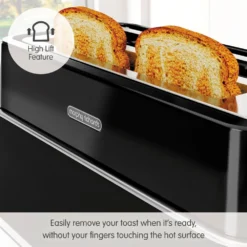 Morphy Richards Signature Opulent Black Toaster 13 Morphy Richards Signature Opulent Black Toaster -KitchenVibe Zone 245744 High Lift text