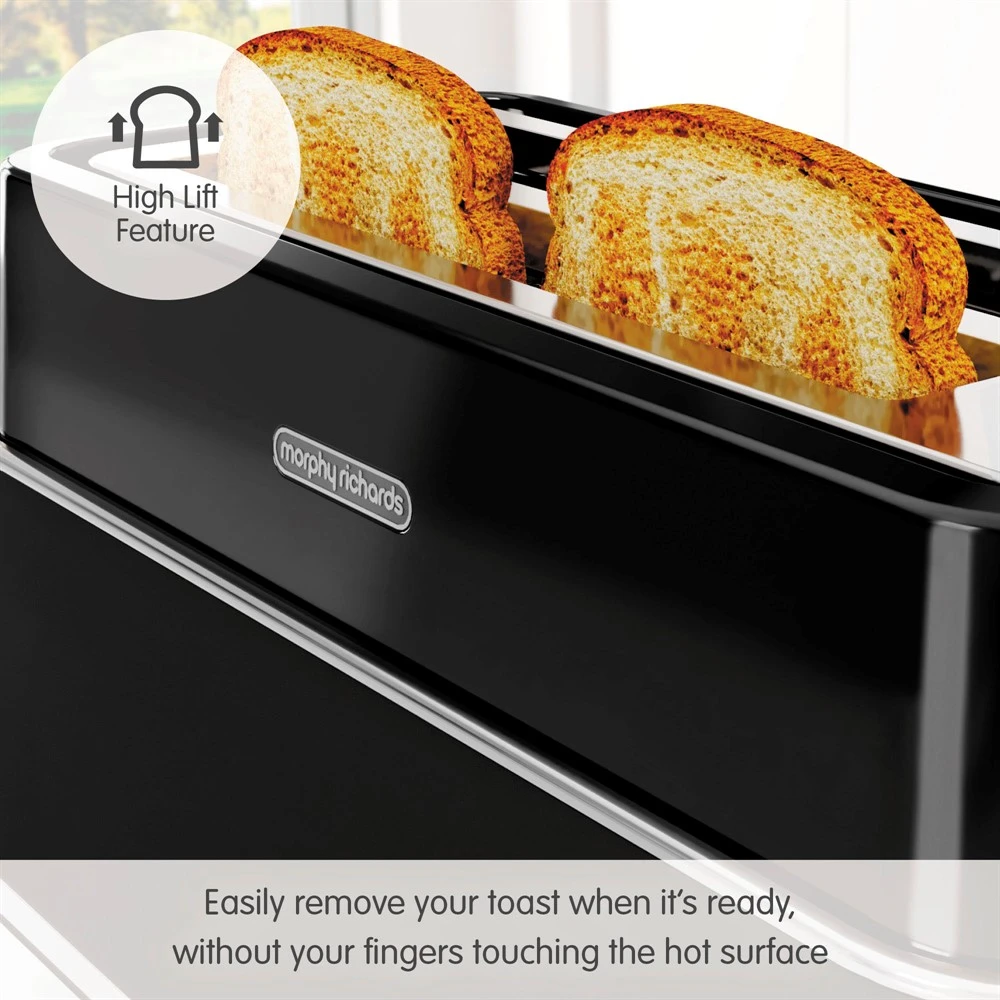 Morphy Richards Signature Opulent Black Toaster 6 Morphy Richards Signature Opulent Black Toaster - Image 5