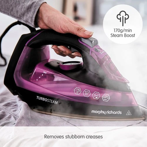 Morphy Richards Turbosteam Iron 50g Steam Output Iron 4 Morphy Richards Turbosteam Iron 50g Steam Output Iron - Image 2
