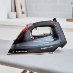 Morphy Richards Turbosteam Pro Digital 55g Steam Output Steam Iron -KitchenVibe Zone 303175 hero lifestyle 2