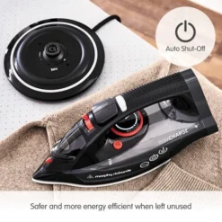 Morphy Richards easyCHARGE Power + Cordless Iron 13 Morphy Richards easyCHARGE Power + Cordless Iron -KitchenVibe Zone 303251 Auto Shut Off text