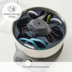 Morphy Richards MixStar Compact Stand Mixer -KitchenVibe Zone 400520 Internal Storage Caddy text