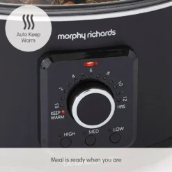 Morphy Richards Easy Time 3.5L Slow Cooker -KitchenVibe Zone 460021 Auto Keep Warm text 1