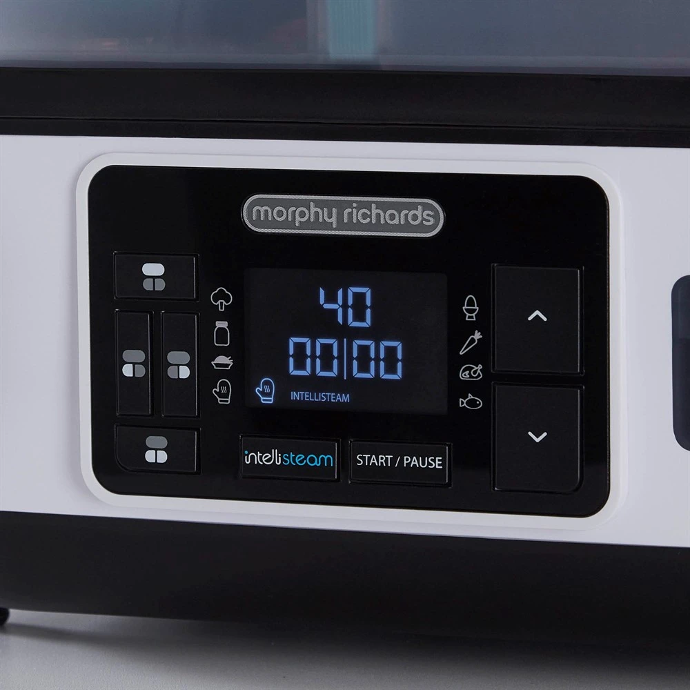 Morphy Richards Plastic Intellisteam Food Steamer 6 Morphy Richards Plastic Intellisteam Food Steamer - Image 5