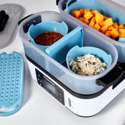 Morphy Richards Plastic Intellisteam Food Steamer 14 Morphy Richards Plastic Intellisteam Food Steamer -KitchenVibe Zone 470003 lifestyle1