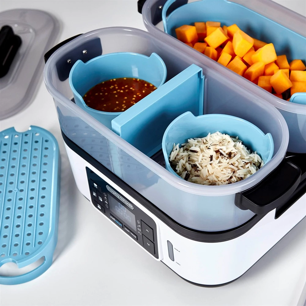 Morphy Richards Plastic Intellisteam Food Steamer 4 Morphy Richards Plastic Intellisteam Food Steamer - Image 3