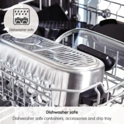 Morphy Richards Intellisteam Food Steamer -KitchenVibe Zone 470006 dishwasher safe