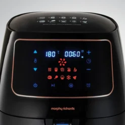 Morphy Richards Rose Gold Digital Health Fryer -KitchenVibe Zone 480005 control