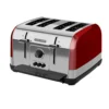 Morphy Richards Venture Red 4 Slice Toaster -KitchenVibe Zone HR240133