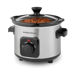 Morphy Richards Brushed Stainless Steel 1.5L Ceramic Slow Cooker