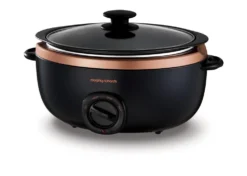 Morphy Richards Sear and Stew Rose Gold Slow Cooker 6.5L